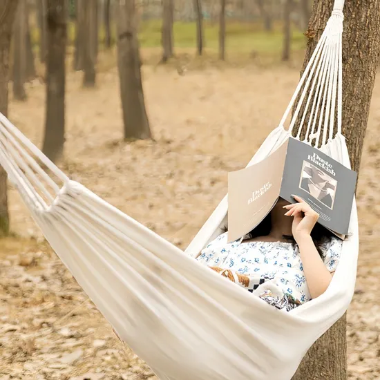 Glands et sangles de montage en queue de poisson, tricot, hamac d'extérieur Double de Camping
